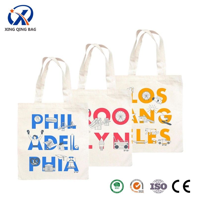 Sacolas de compras de lona