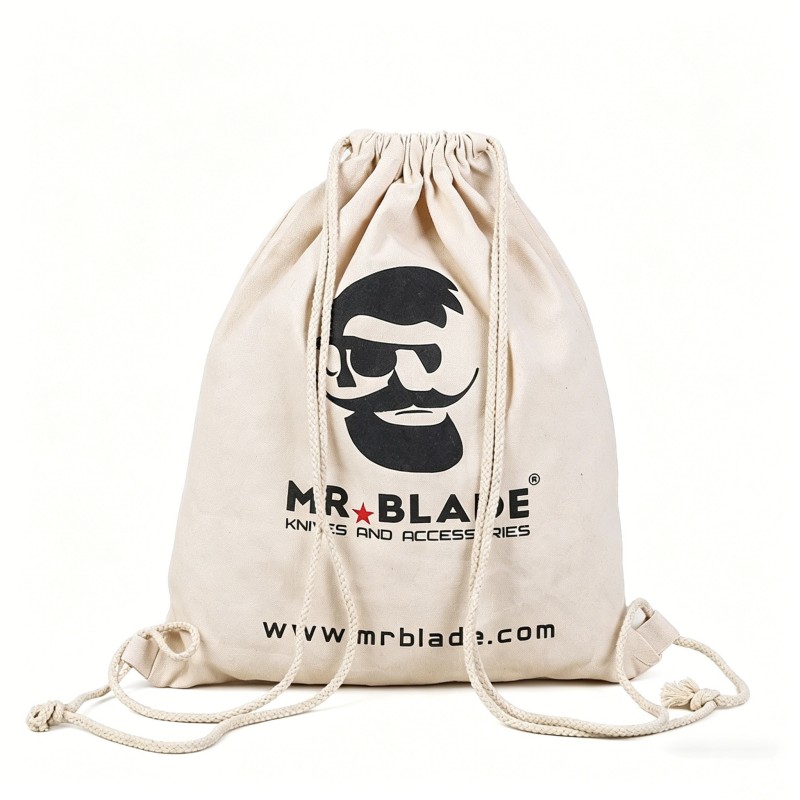 Mochila com cordão de algodão