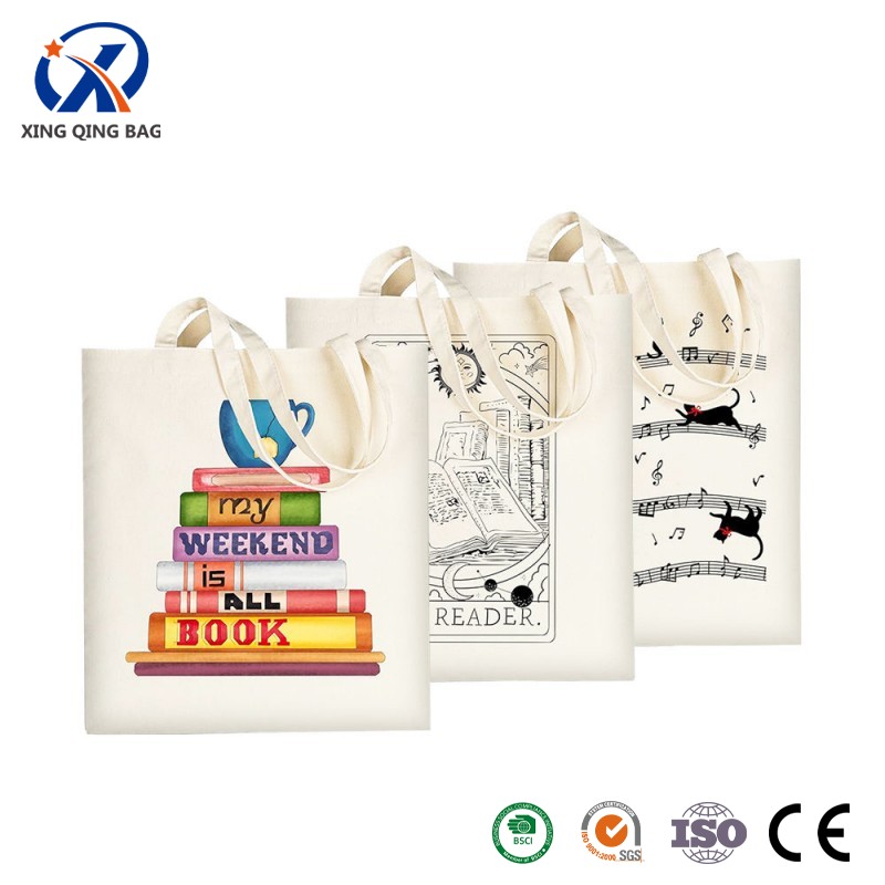 Sacolas de compras de algodão