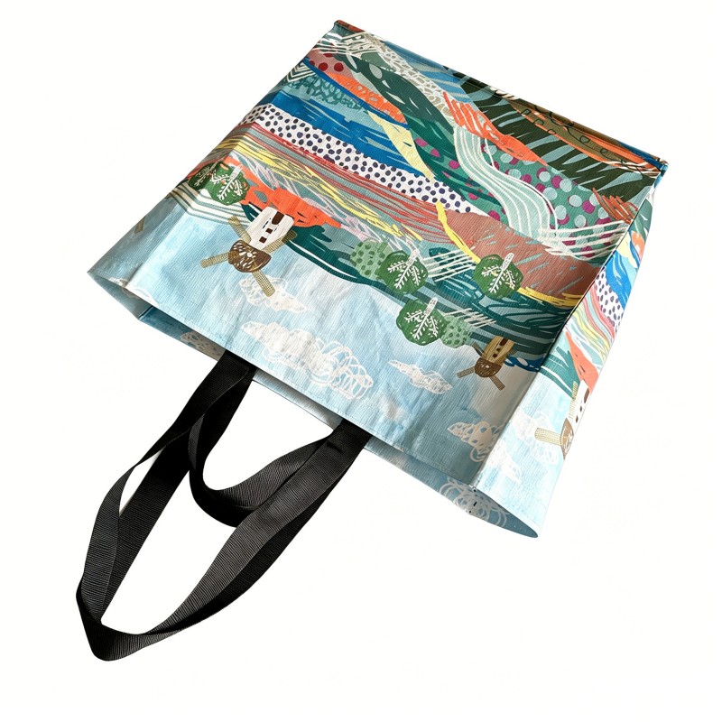 Saco de compras tecido PP laminado